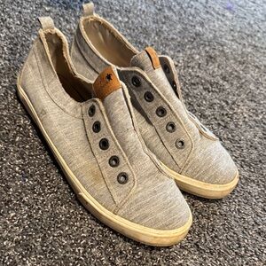 Casual Slip-On Men’s Sneakers - Light Gray